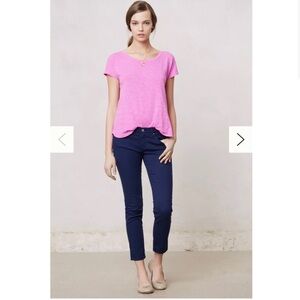 Adriano Goldschmied AG The Stevie Ankle Slim Straight Ankle Navy 30 R